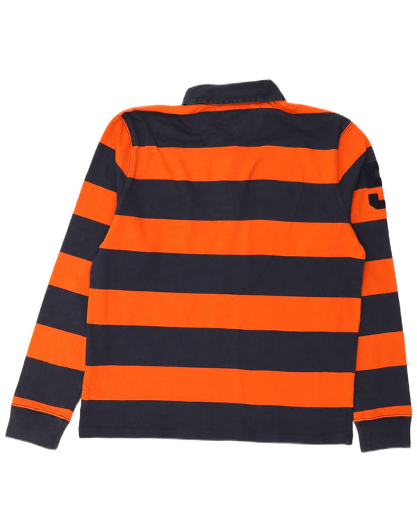 Tommy Hilfiger Polo de rugby graphique coupe vintage pour homme XL bleu rayé
