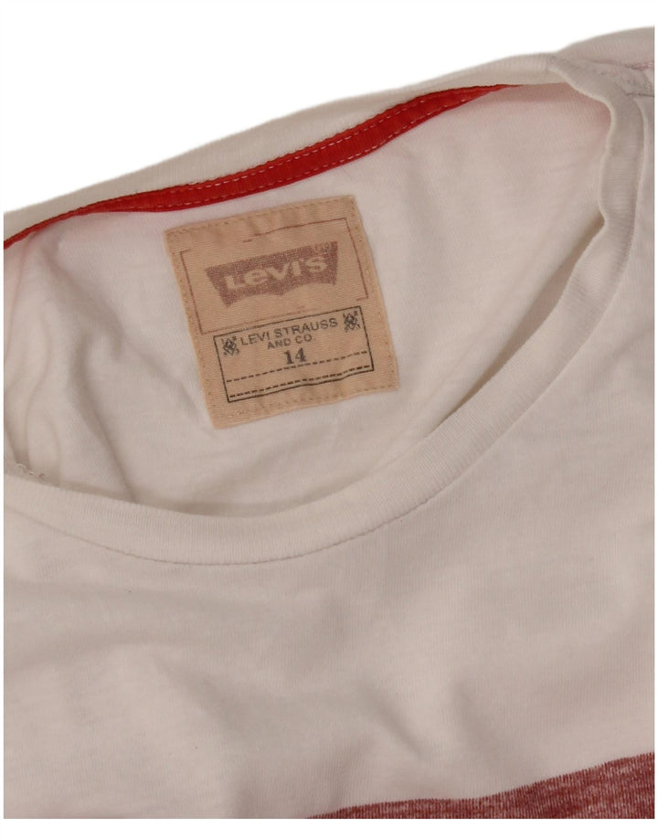 LEVI'S T-Shirt Graphique Garçon 13-14 ans Blanc