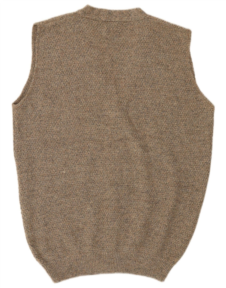 C&A Cardigan sans manches coupe ample pour homme IT 46 Petit Gris Acrylique