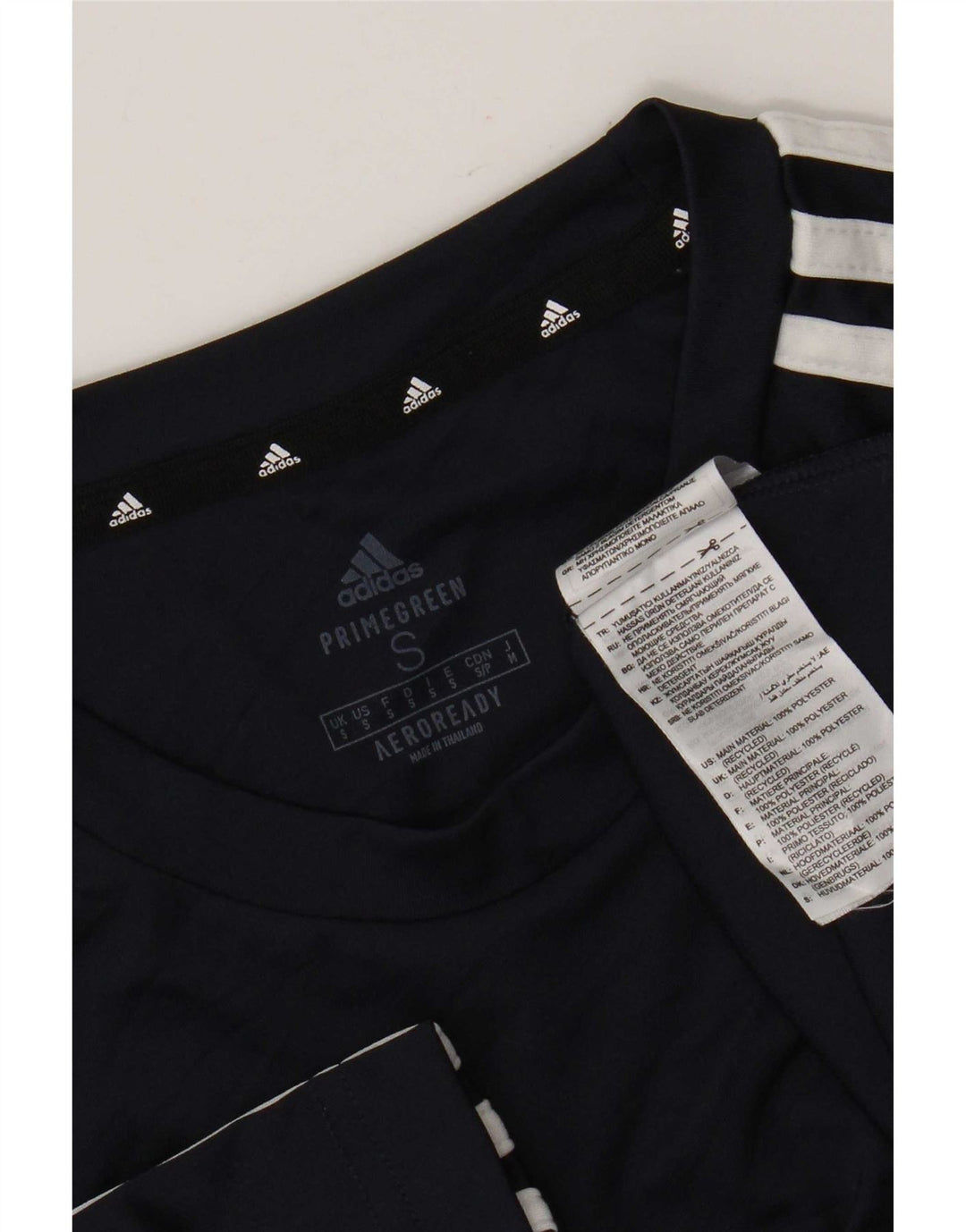 Adidas Hommes Aeroready T-Shirt Haut Petit Bleu Marine Polyester