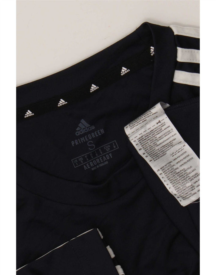 Adidas Hommes Aeroready T-Shirt Haut Petit Bleu Marine Polyester