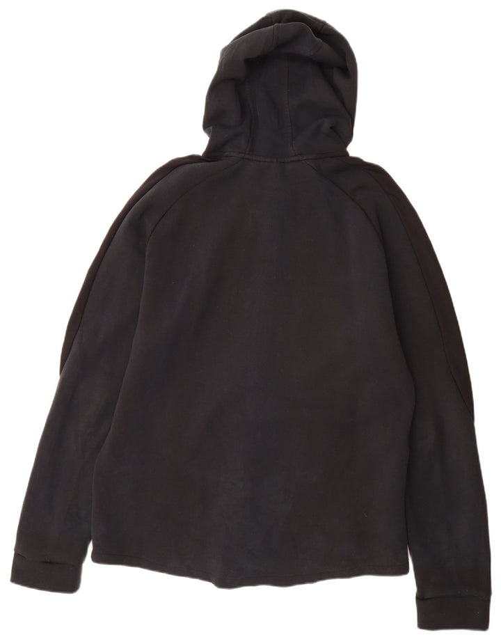 Puma Pull à capuche zippé pour homme Grand coton noir