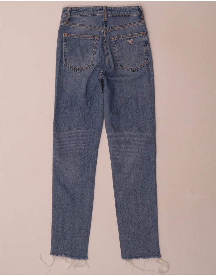 Guess Jean Slim Femme W24 L28 Bleu Coton