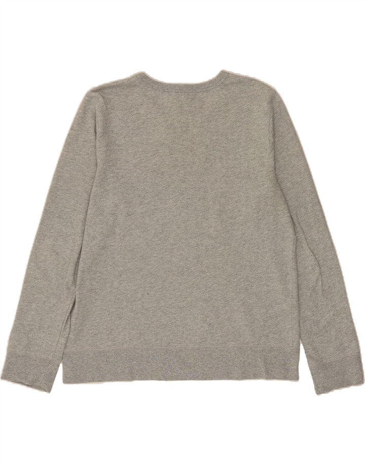 GAP Womens Graphic Sweatshirt Jumper UK 16 Large Grey Cotton Vintage Gap and Second-Hand Gap from Messina Hembry 