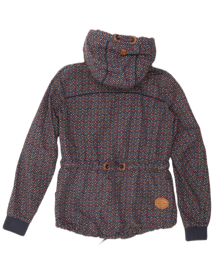 Naketano Veste coupe-vent pour femme UK 14 Medium Multicolore Moucheté
