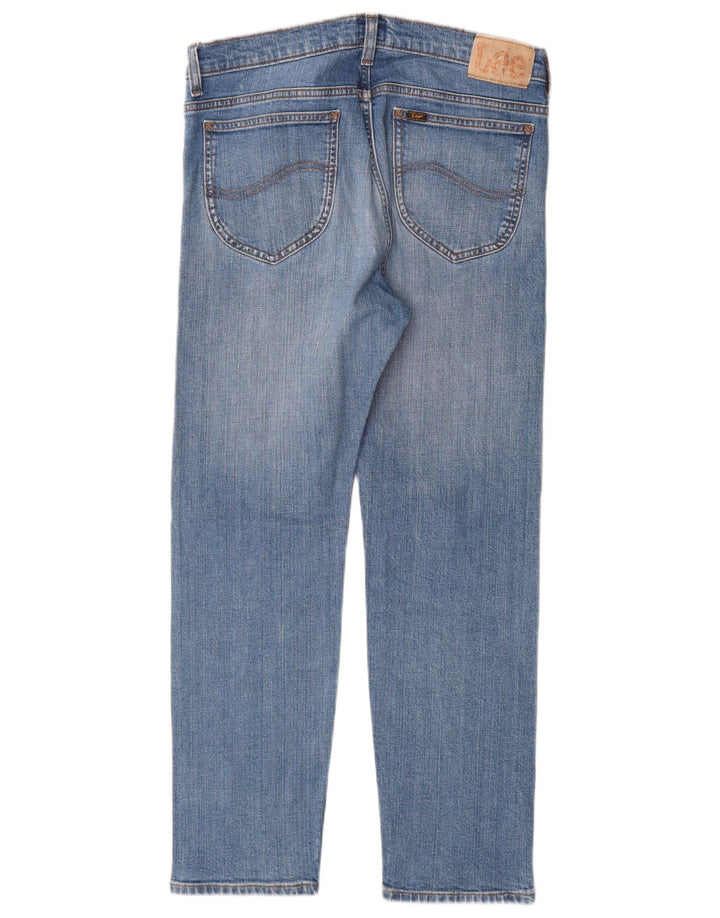 Lee Jean Droit Rider Femme W32 L28 Bleu Coton