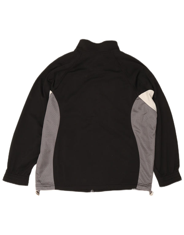LOTTO Veste de Survêtement Homme Noir Moyen Polyester Colorblock
