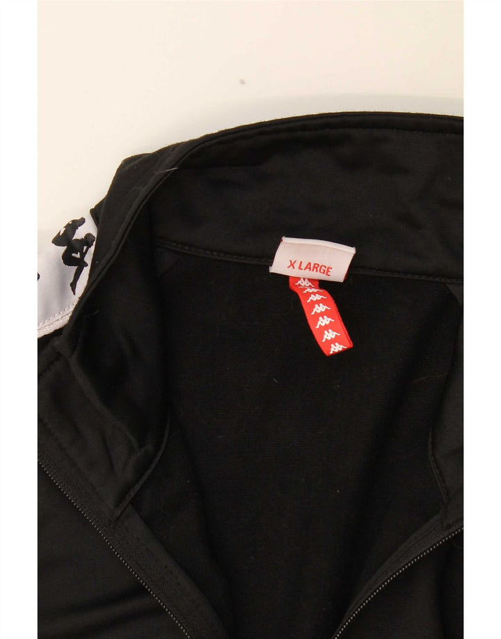 Kappa Veste de Survêtement Graphique Homme XL Noir Colorblock