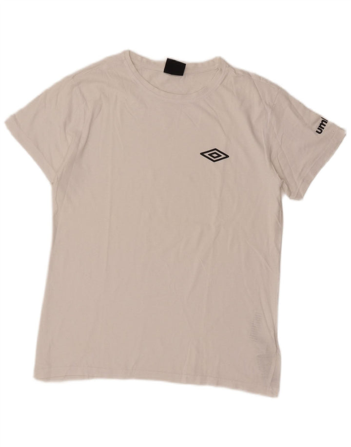 Umbro T-Shirt Homme Blanc Moyen Coton