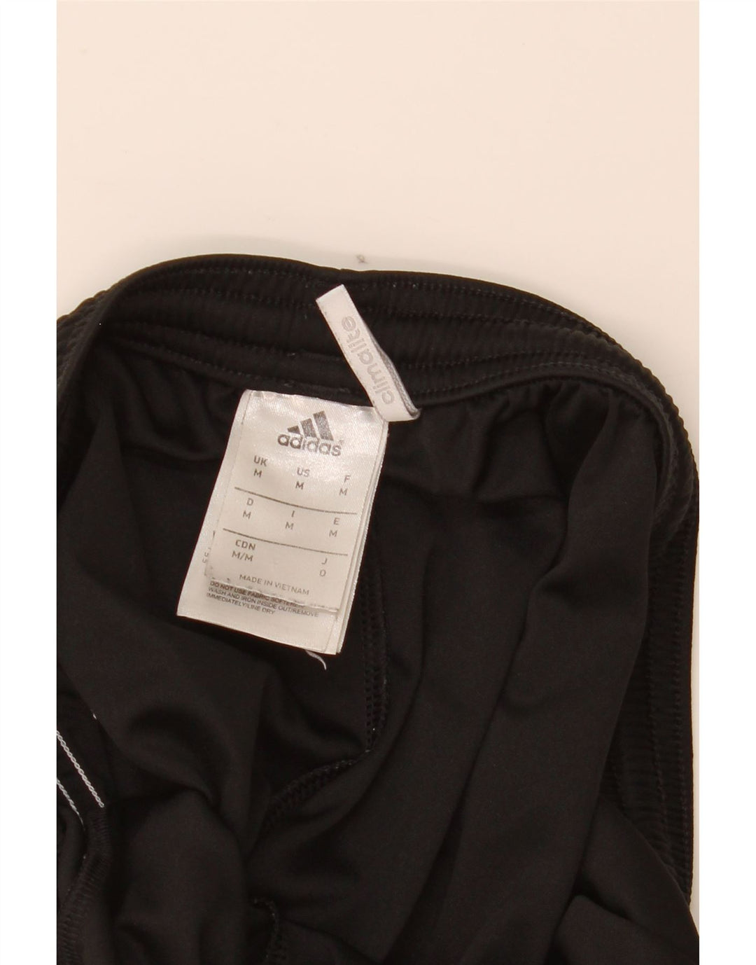 Adidas Short de sport Climalite Homme Noir Moyen Polyester Colorblock