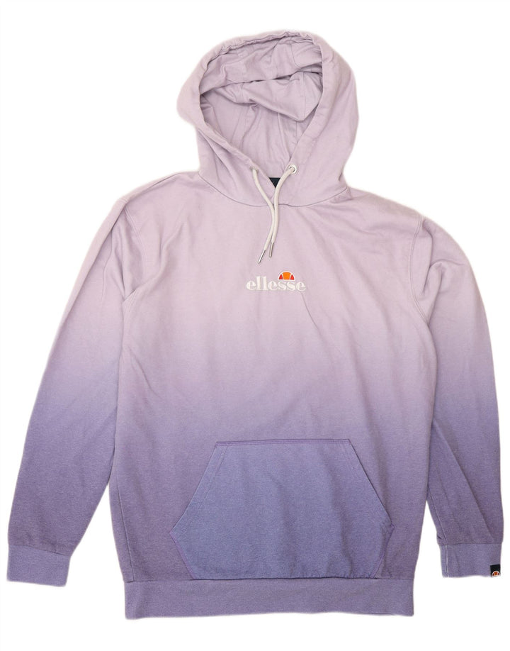 Ellesse Pull à capuche graphique pour homme Violet moyen Tie Dye Polyester