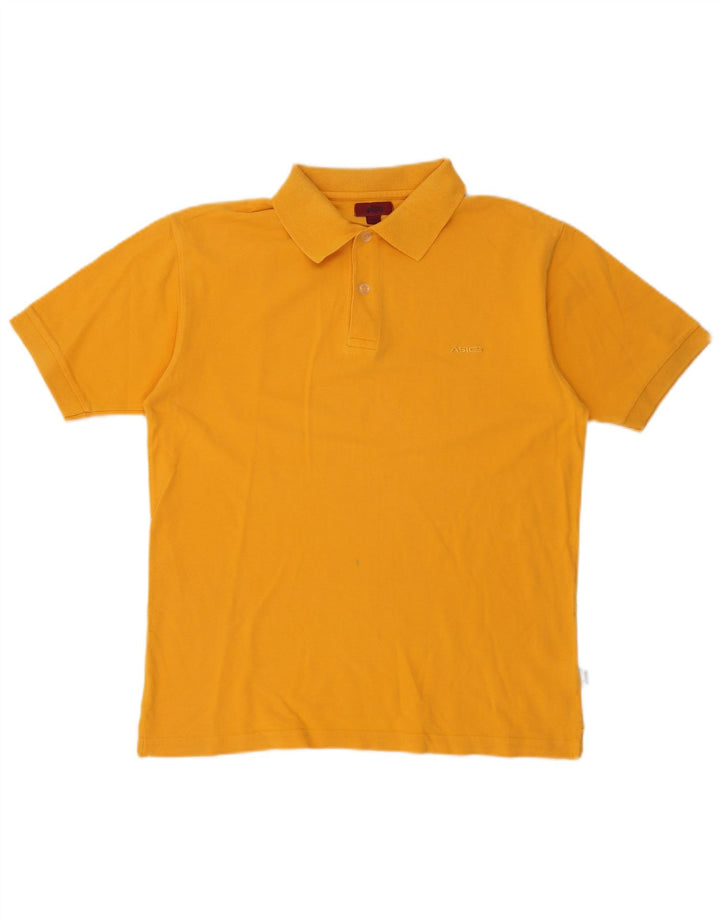 Asics Polo Homme Jaune Moyen Coton