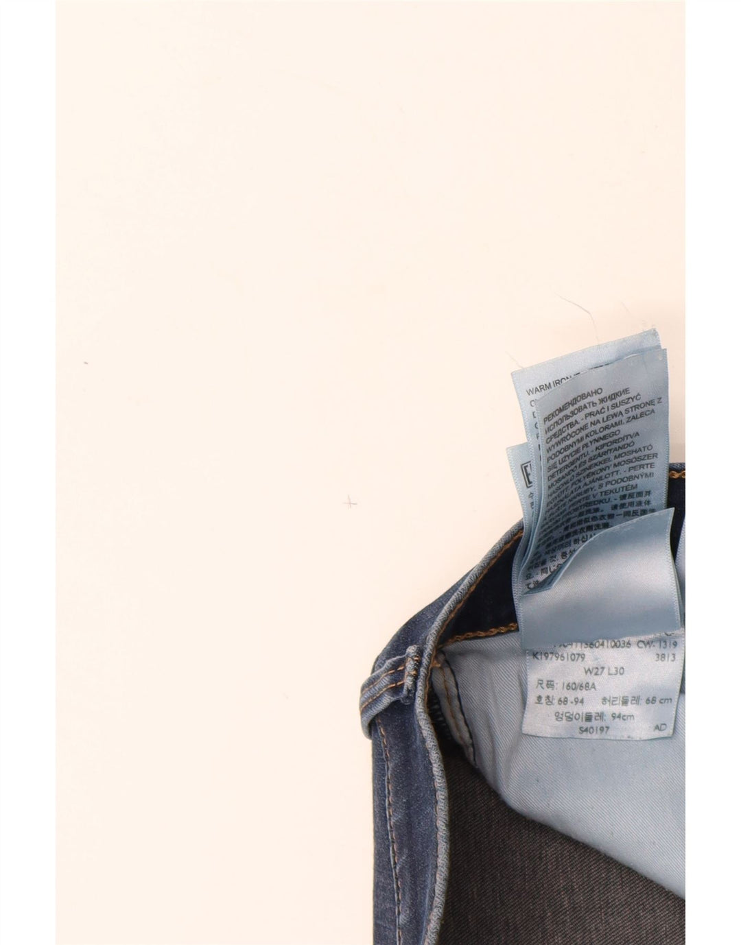 LEVI'S Jean Skinny Femme W27 L30 Bleu Coton