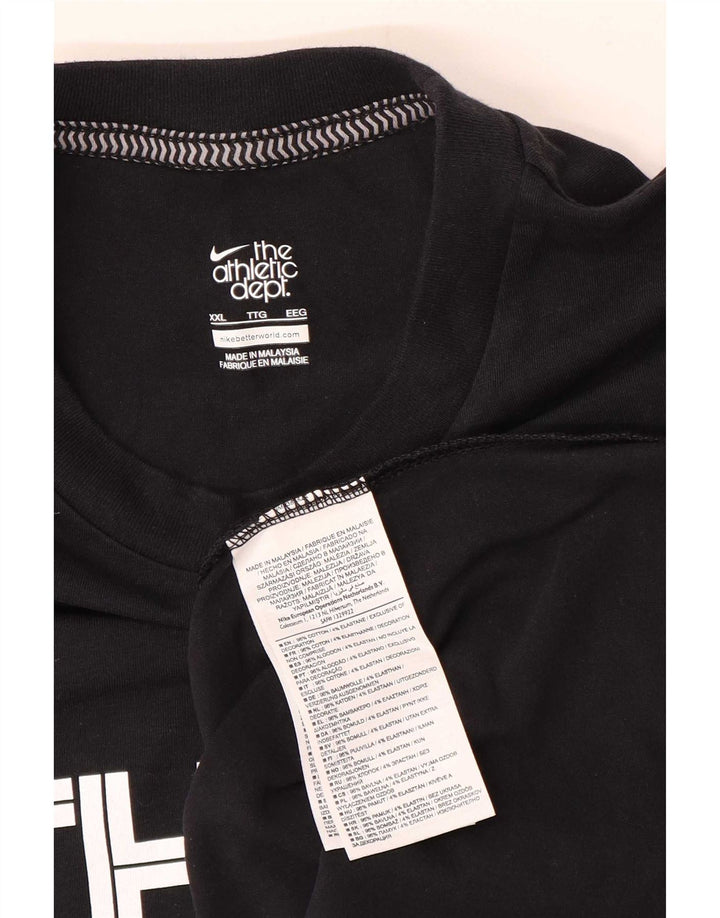 Nike Débardeur graphique pour homme 2XL en coton noir