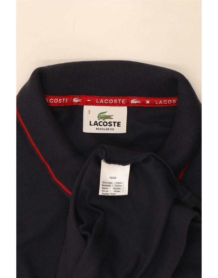 Lacoste Homme Regular Fit Polo Taille 3 Petit Bleu Marine Coton