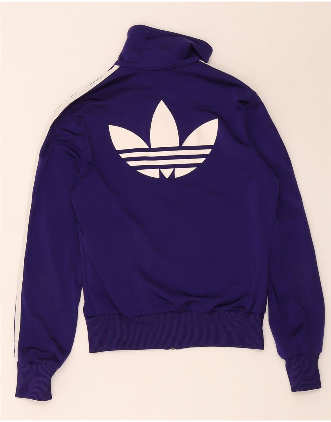 Adidas Veste de survêtement graphique pour femme EU 38 Violet moyen Polyester