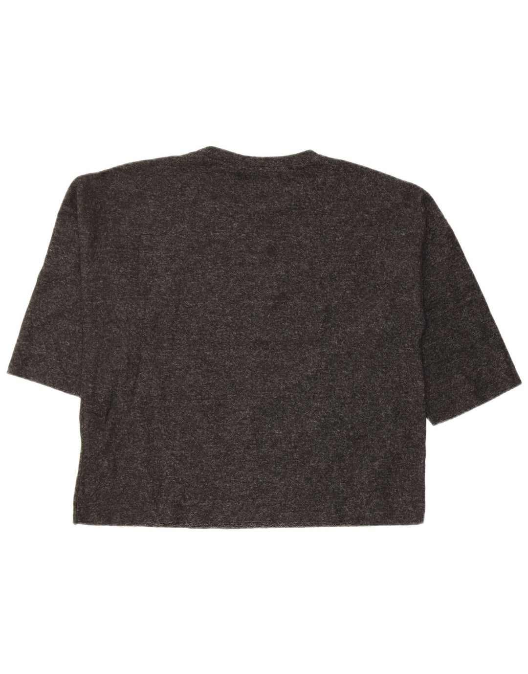 Zara Womens Loose Fit T-Shirt Top UK 14 Polyester à pois gris moyen
