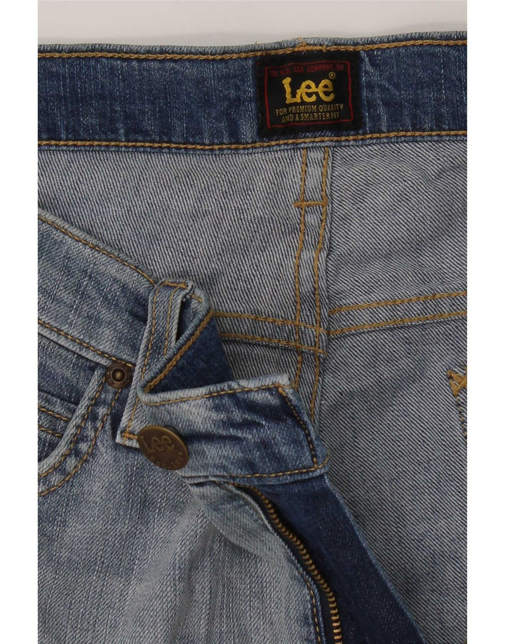 Lee Jean Court Femme W32 L24 Bleu