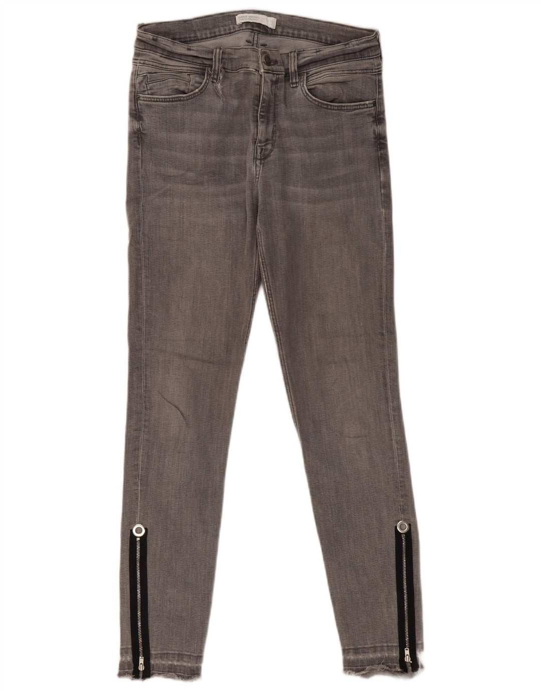 ZARA Jean skinny femme EU 38 Small W28 L29 Gris
