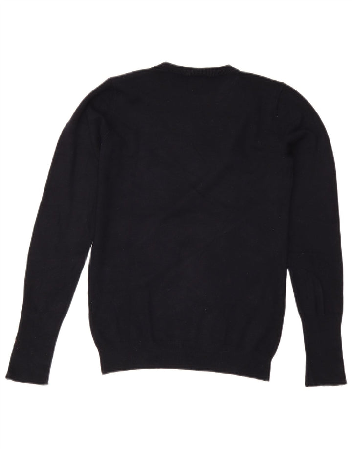 Zara Pull ras du cou pour femme UK 12 Bleu marine moyen