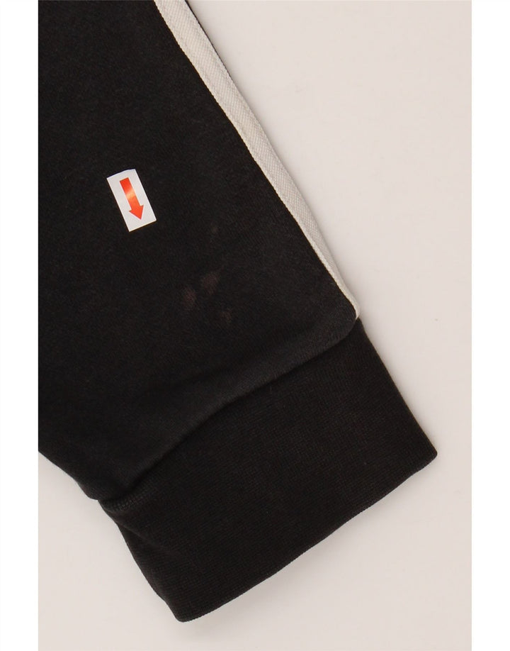 ADIDAS Pull à capuche zippé pour homme Grand coton noir