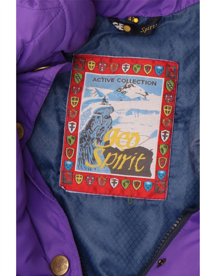 Geo Spirit Veste matelassée Femme IT 42 Violet Moyen Polyamide
