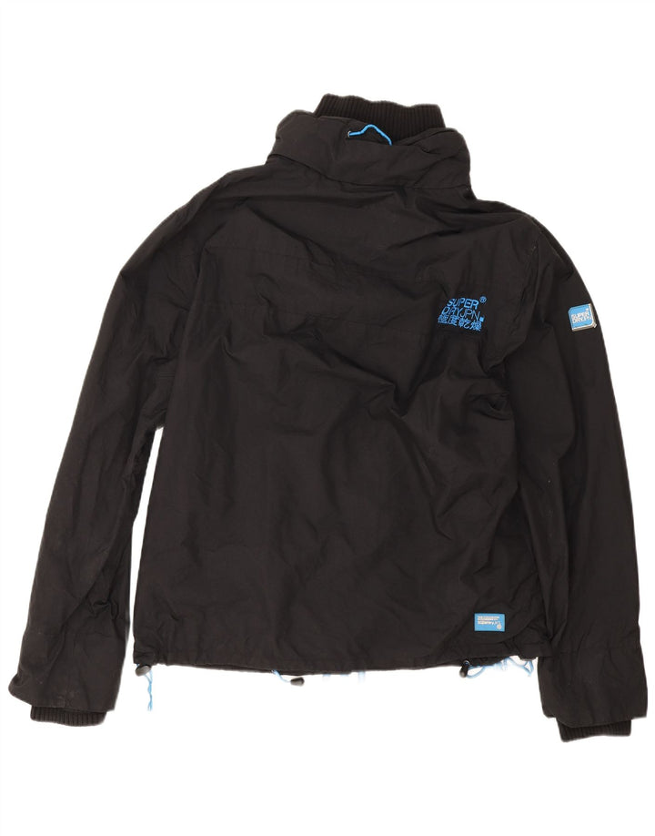 Superdry Veste de Pluie Coupe-Vent Homme UK 42 XL Nylon Noir