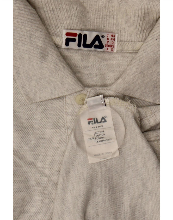 Fila Polo Homme IT 44 XS Gris Coton