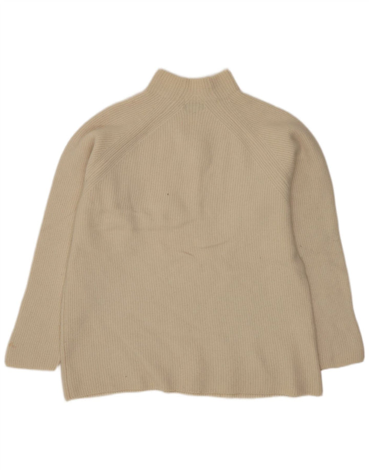 MARINA YACHTING Pull col roulé pour homme en laine beige