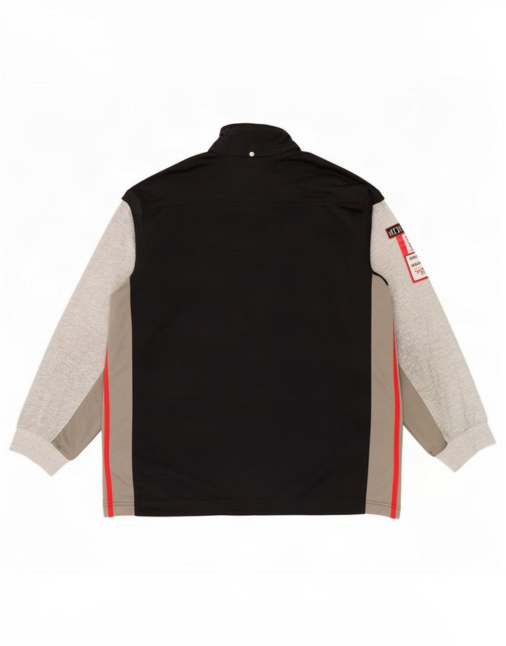 Adidas Veste de survêtement pour homme XL Noir Colourblock