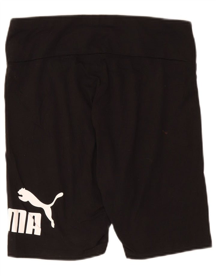 Puma Short de sport graphique pour femme UK 12 Noir moyen