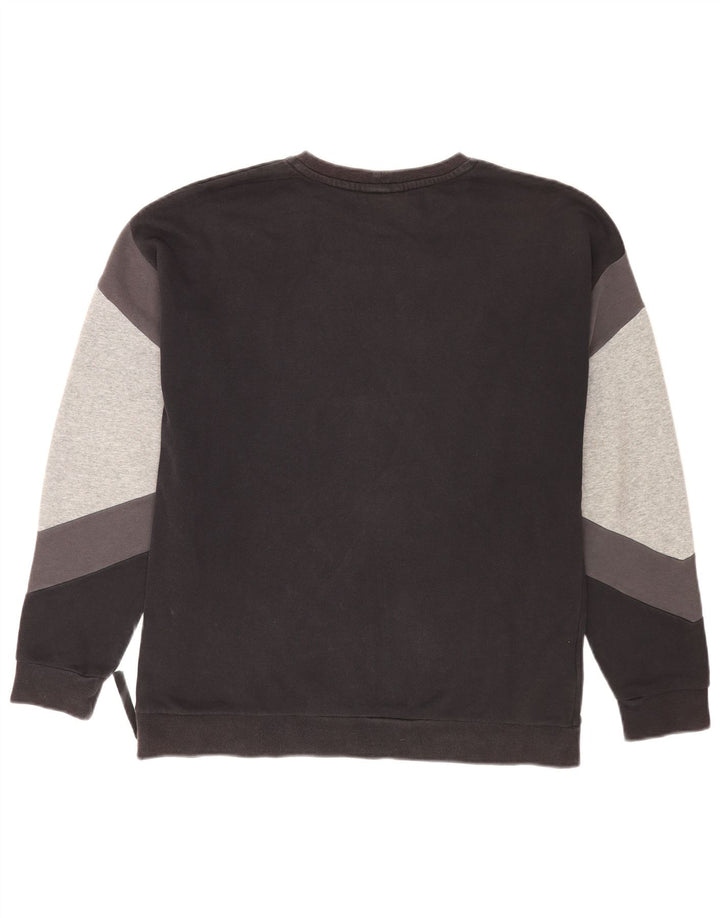 Nike Sweat-shirt graphique coupe ample pour homme Noir moyen Colourblock