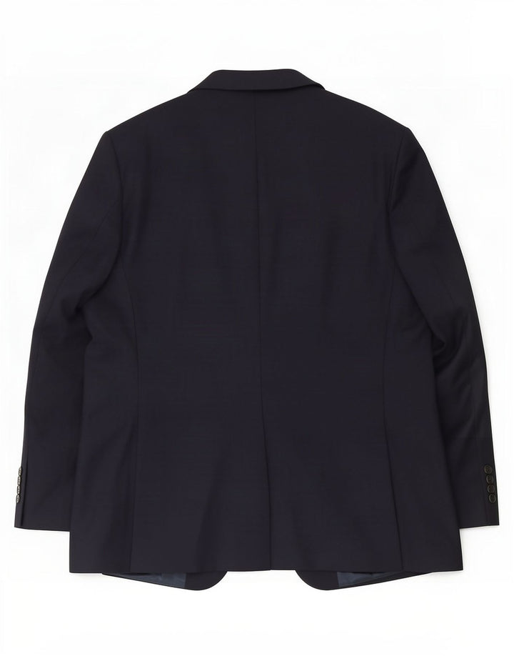 Marks & Spencer Veste blazer à 2 boutons pour homme UK 44 XL Bleu marine Polyester