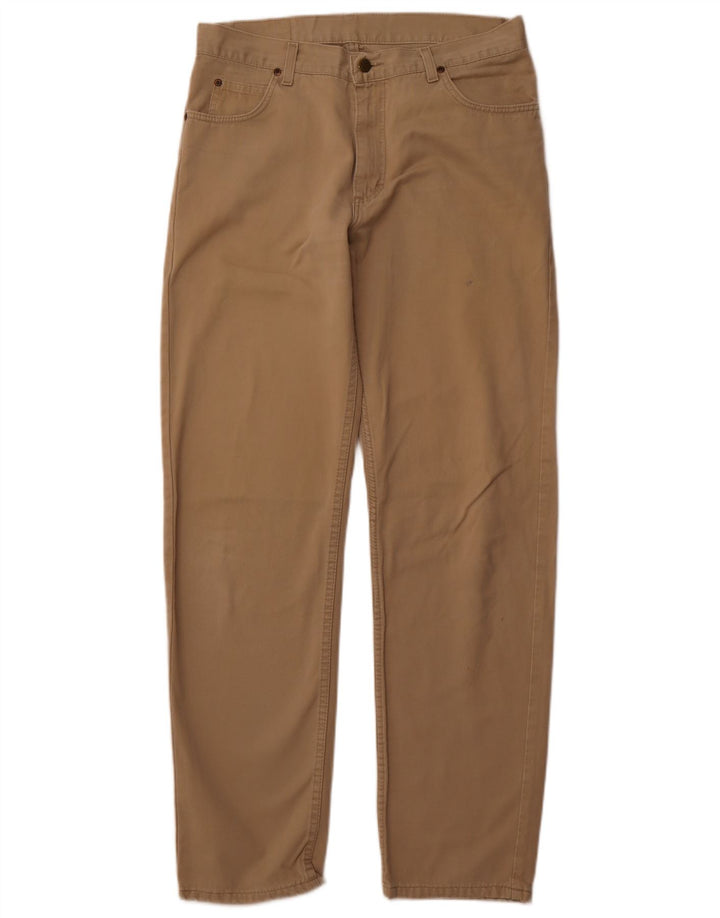 Lee Pantalon décontracté fuselé pour homme W34 L34 Beige Coton