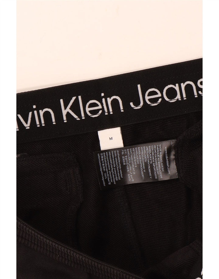 Calvin Klein Short de sport homme en coton noir moyen