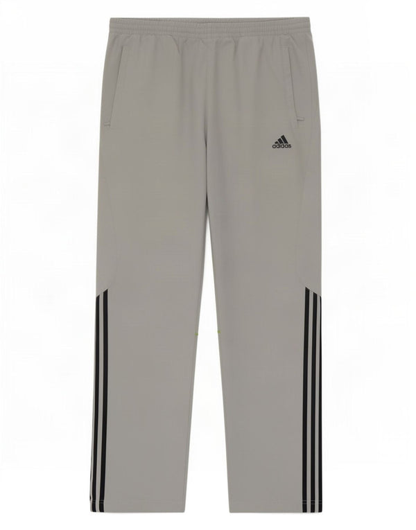 Adidas Pantalon de Survêtement Homme Gris Moyen Colorblock Polyester