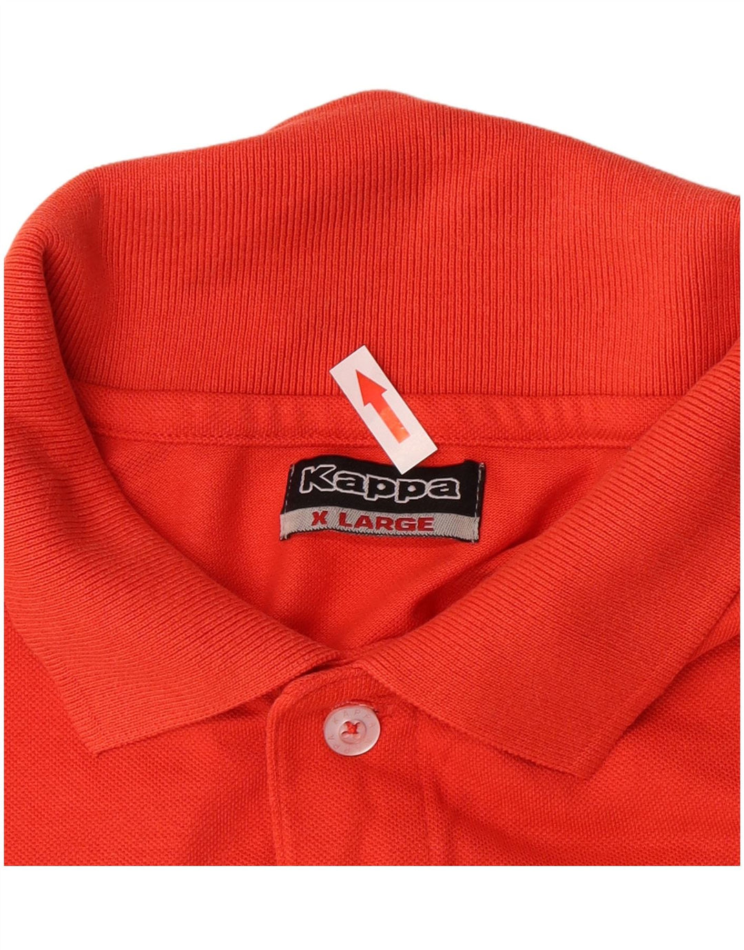 Kappa Polo Homme XL Orange Coton