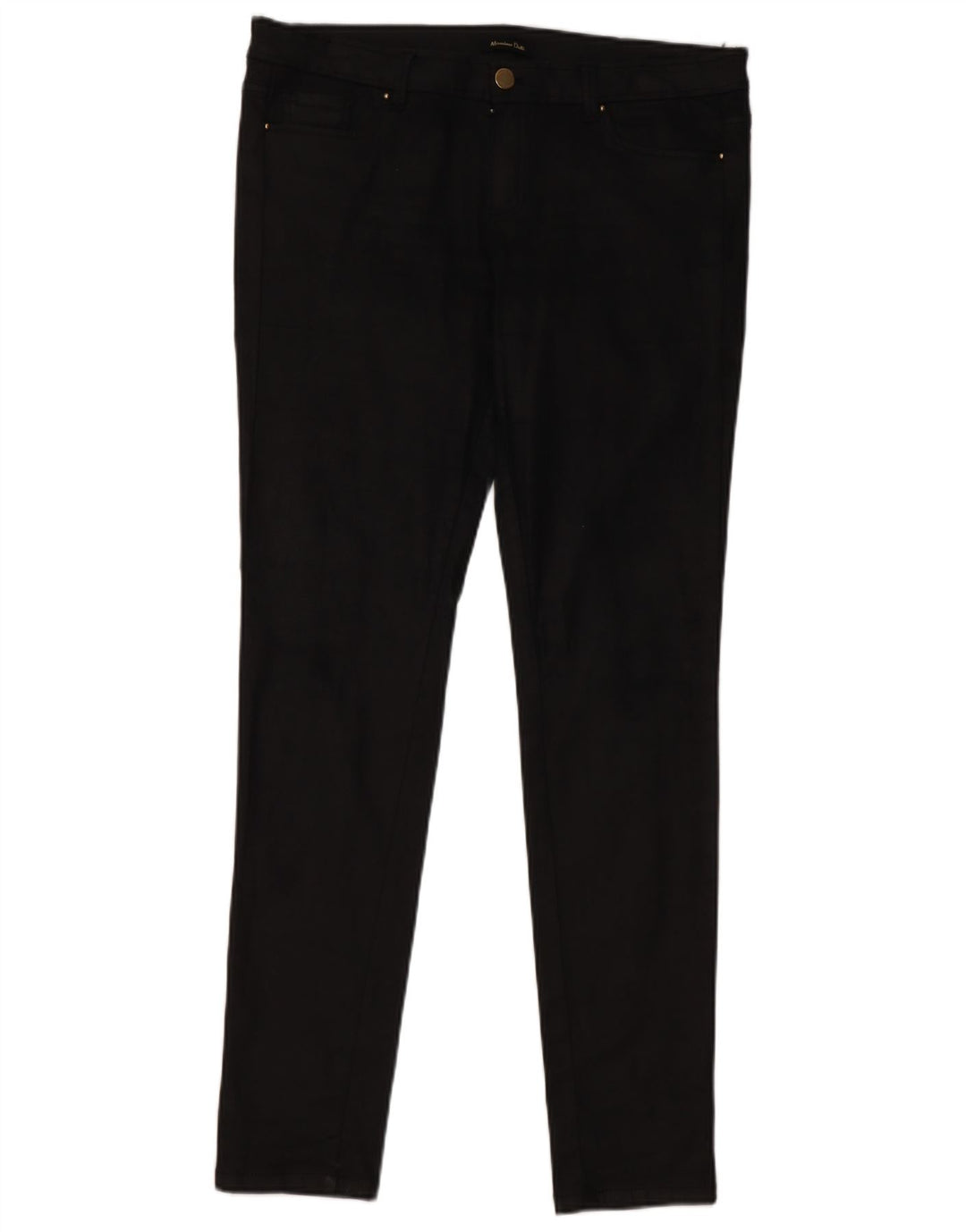 Massimo Dutti Pantalon skinny pour femme EU 42 Large W32 L30 Noir