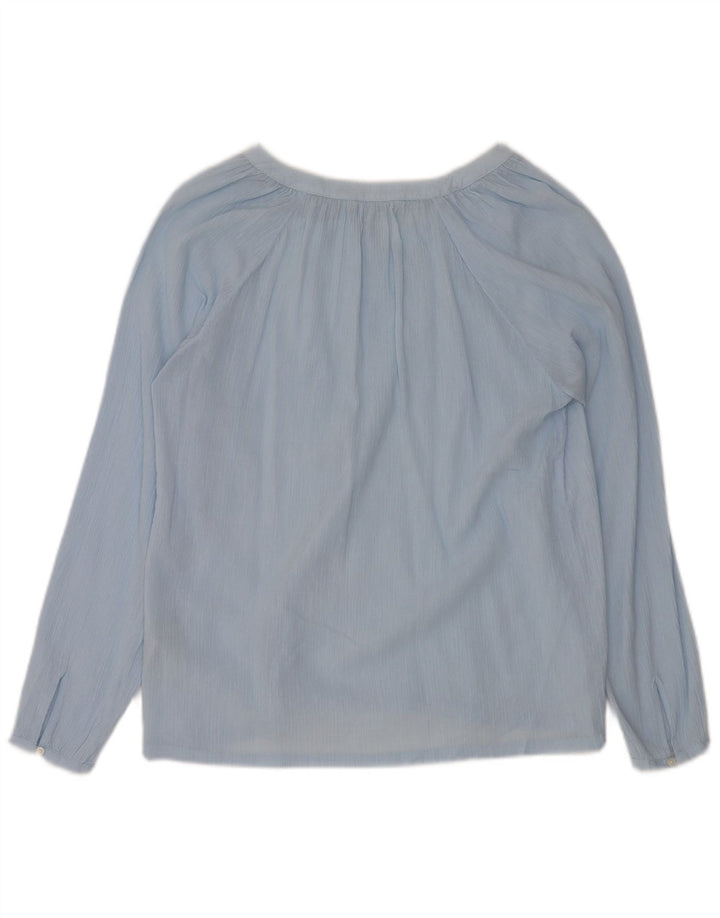 BODEN Chemisier surdimensionné à manches longues pour femme UK 10 Petit Bleu Coton