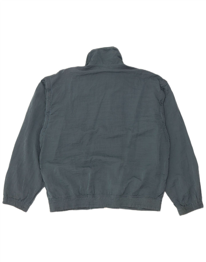 BELFE Veste de Survêtement Homme UK 38 Bleu Moyen Colorblock Polyamide