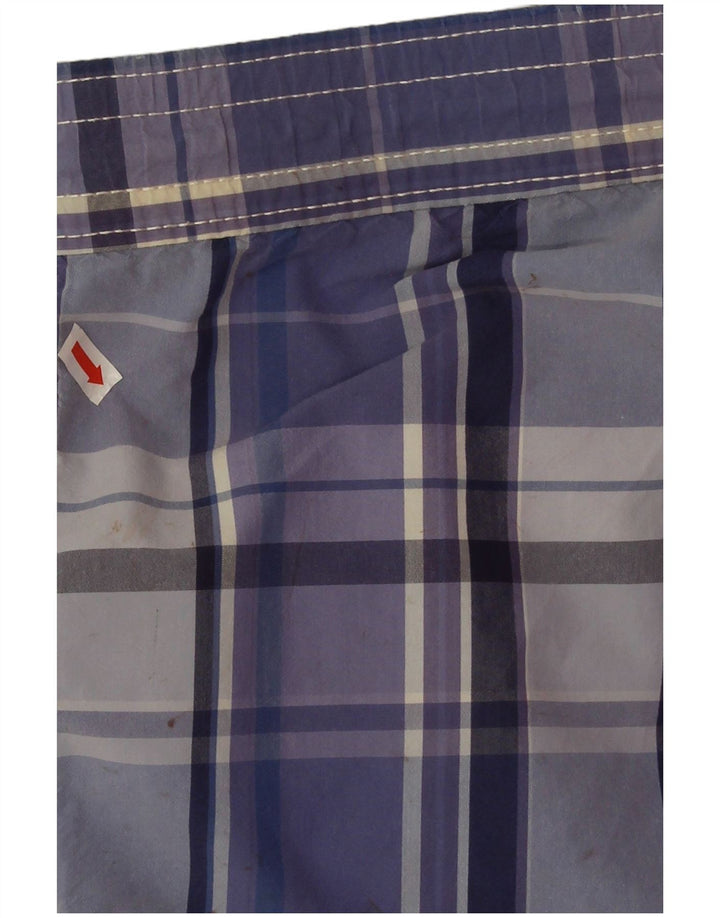 Polo Ralph Lauren Short de bain homme bleu moyen à carreaux en polyester