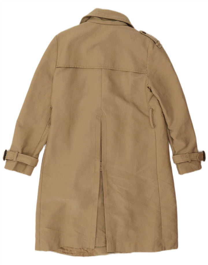 Zara Trench Femme UK 44 Polyester Beige Moyen