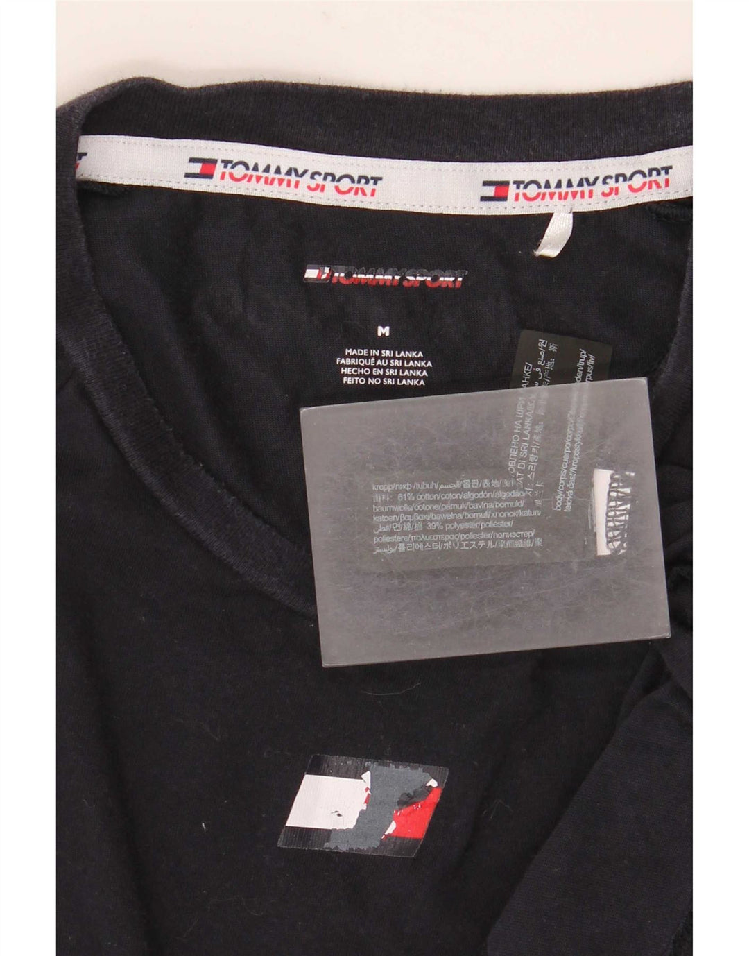 Tommy Hilfiger T-Shirt Homme Bleu Marine Moyen Coton