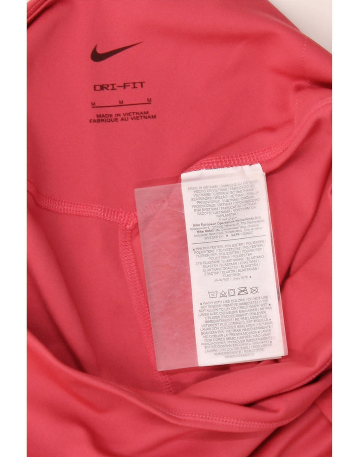NIKE Short de sport Dri Fit pour femme UK 12 Rose moyen Polyester