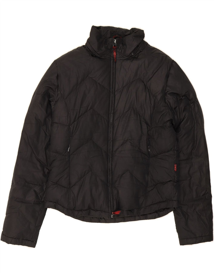 VINTAGE Womens Padded Jacket UK 18 XL Black Polyester Vintage Vintage and Second-Hand Vintage from Messina Hembry 