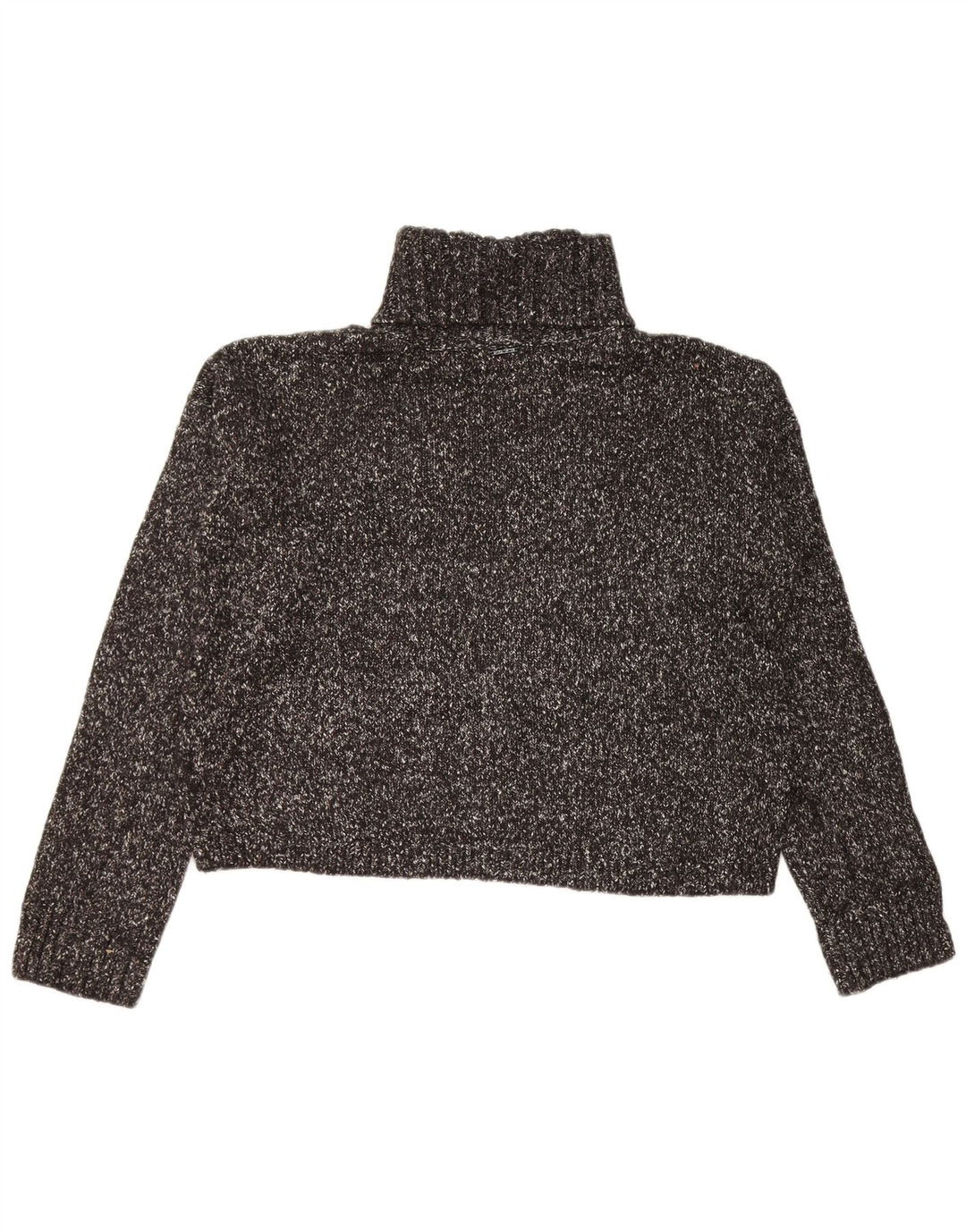 CALVIN KLEIN JEANS Pull col roulé pour femme UK 16 Large Noir