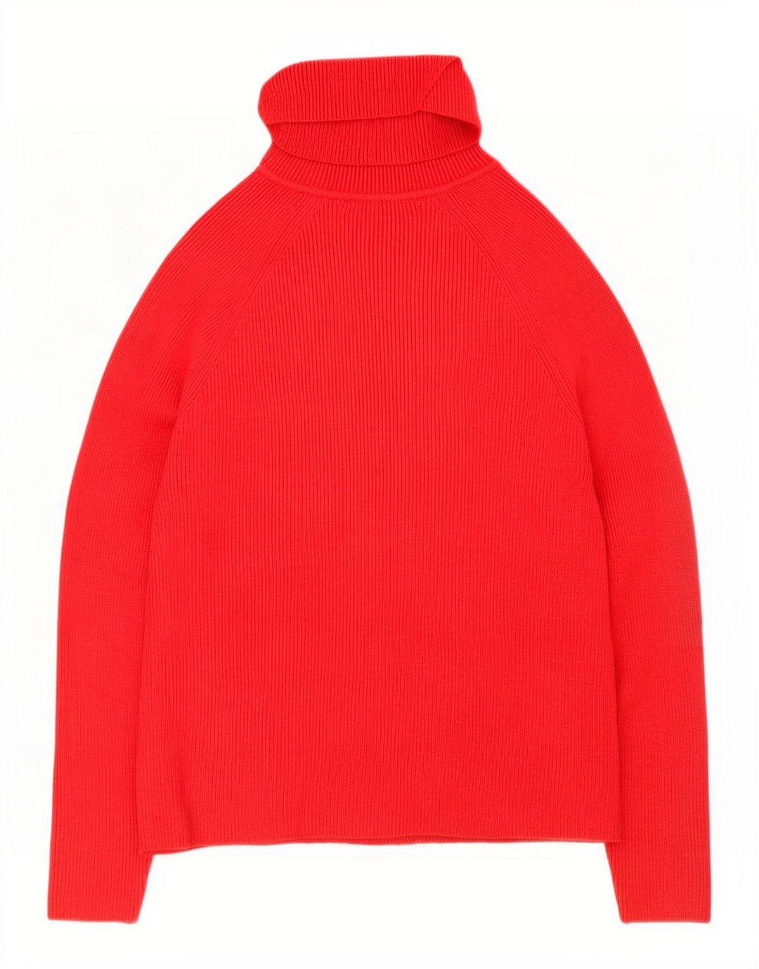 Marks & Spencer Pull col roulé pour femme UK 10 Petite viscose rouge