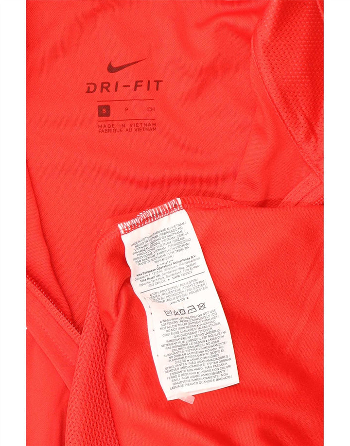 Nike Hommes Dri Fit Graphic Survêtement Top Veste Petit Rouge Polyester