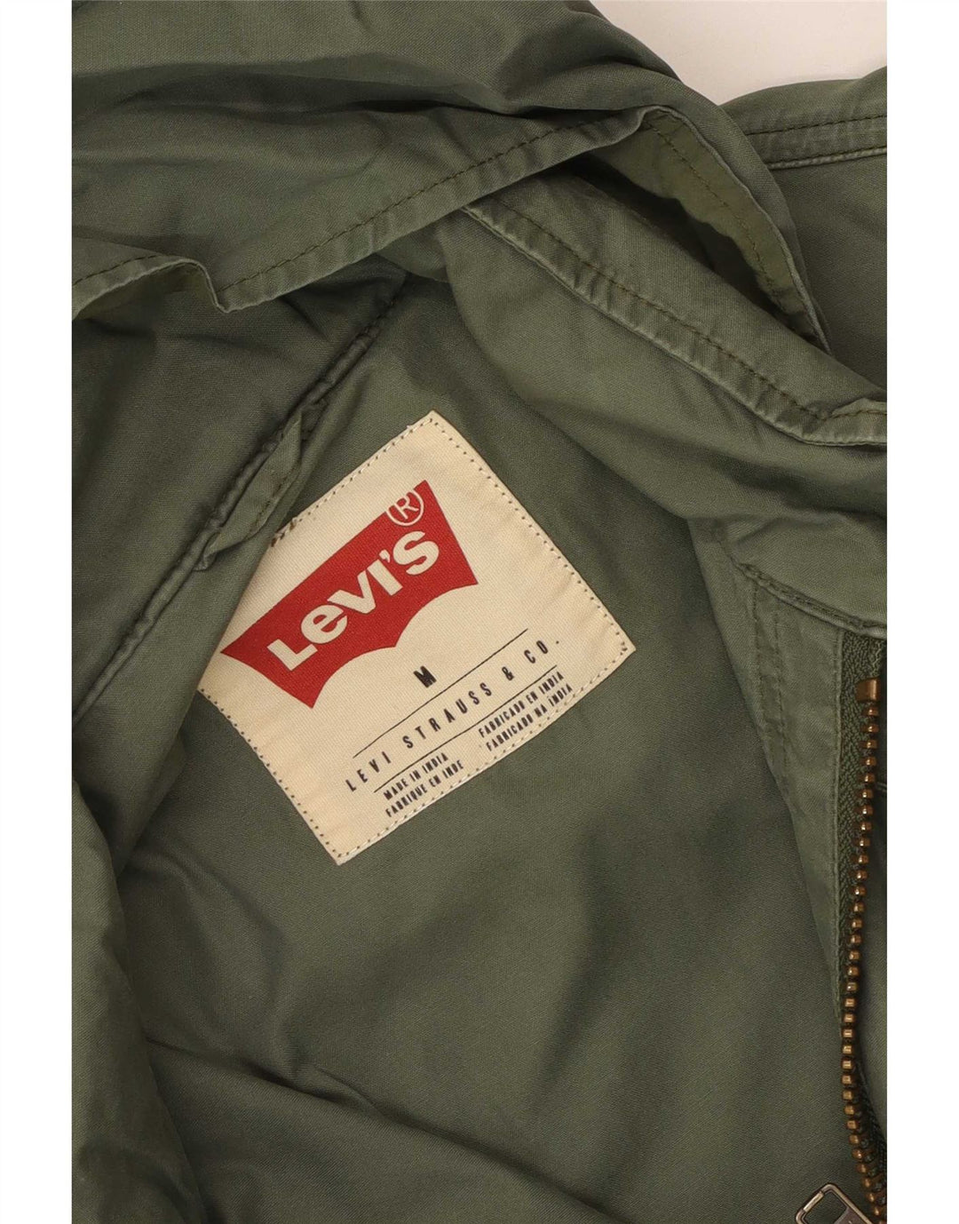 Levi's Veste utilitaire à capuche pour homme UK 38 Vert moyen