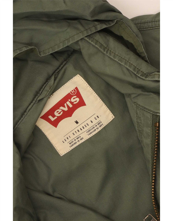 Levi's Veste utilitaire à capuche pour homme UK 38 Vert moyen